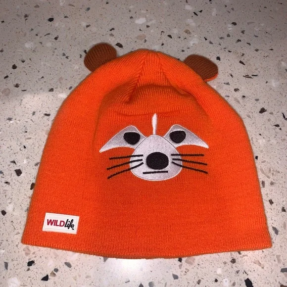 WILDlife Fox Beanie Animal Red Fox Winter Hat Nature Inspired Floral Fantasy  main image 2
